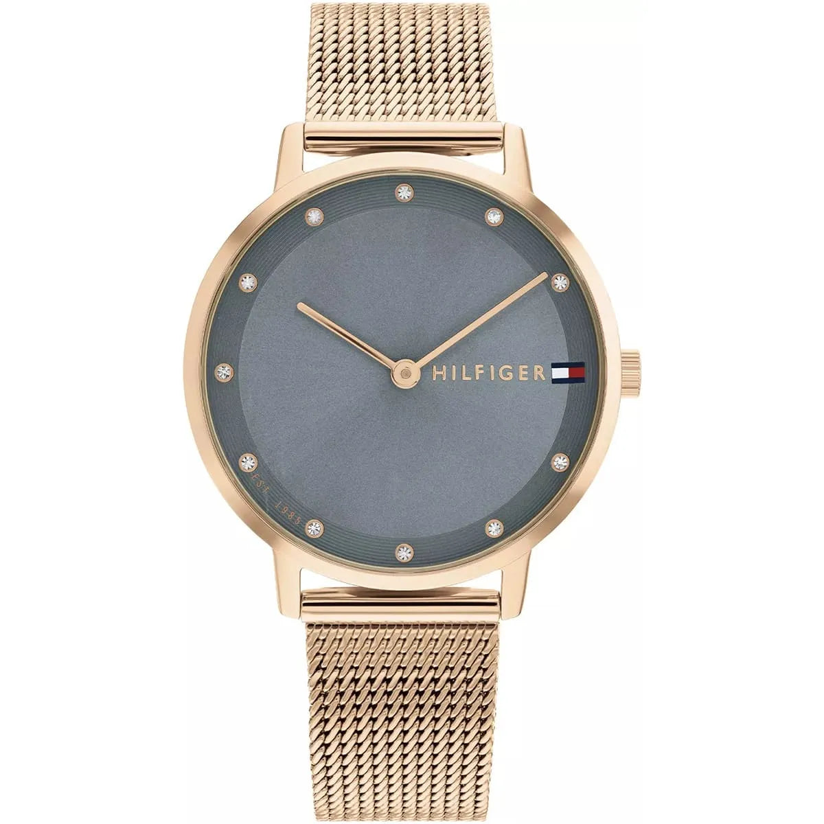 Tommy Hilfiger Tommy Hilfiger Pippa Women’s Watch 1782669 – Blue Dial with Rose Gold Stainless Steel Bracelet