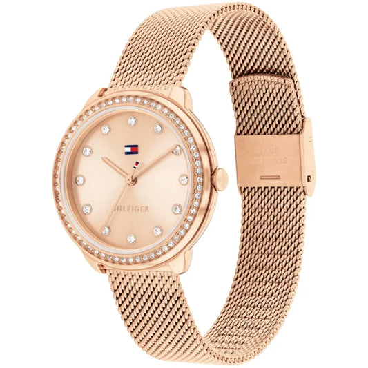 Tommy Hilfiger Women’s Watch – Model 1782700 | Elegant Rose Gold Stainless Steel Design