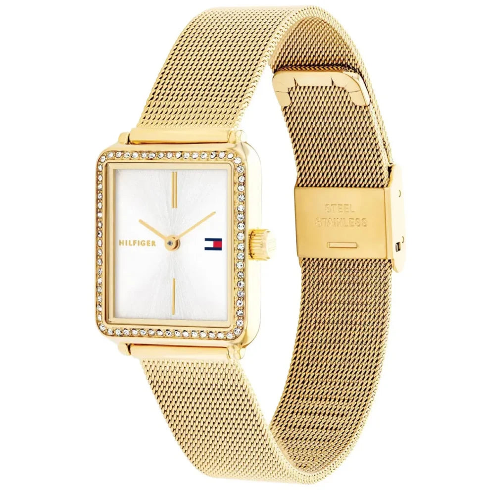 Tommy Hilfiger Women’s Watch 1782829 – Silver Dial with Gold Stainless Steel Bracelet