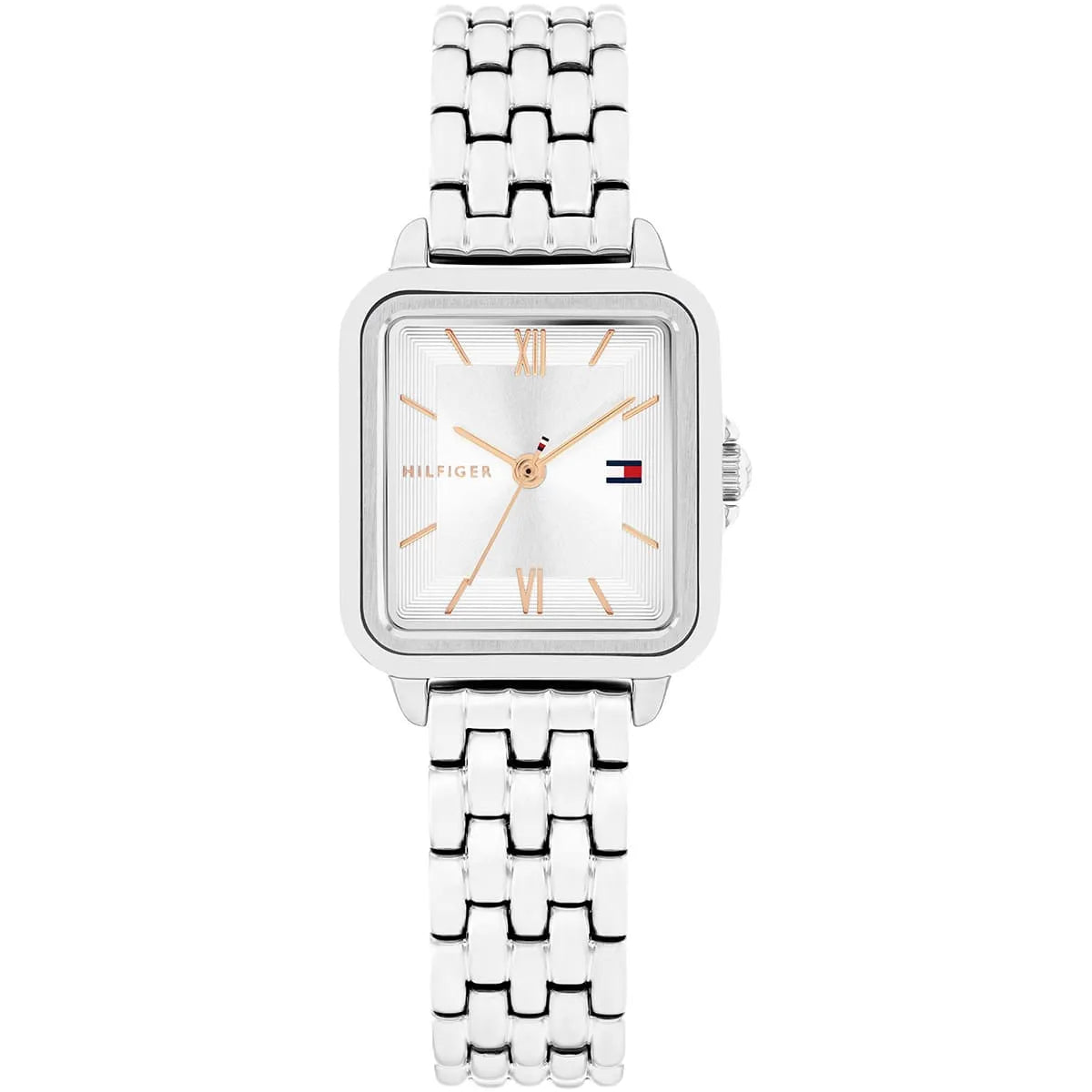 Tommy Hilfiger 1782830 Women’s Watch – Mia Silver Stainless Steel Square Dial 24mm