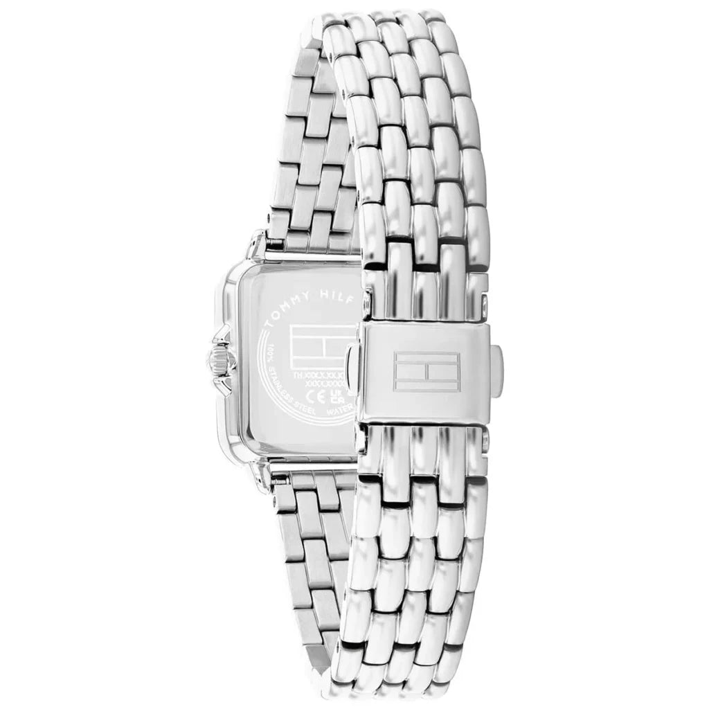 Tommy Hilfiger 1782830 Women’s Watch – Mia Silver Stainless Steel Square Dial 24mm