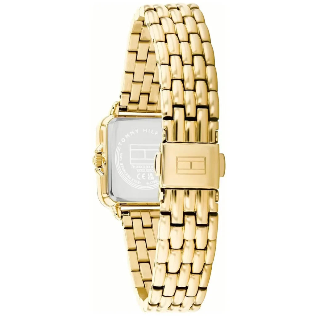 Tommy Hilfiger 1782832 Women’s Watch – Mia Gold Stainless Steel Square Design 24mm