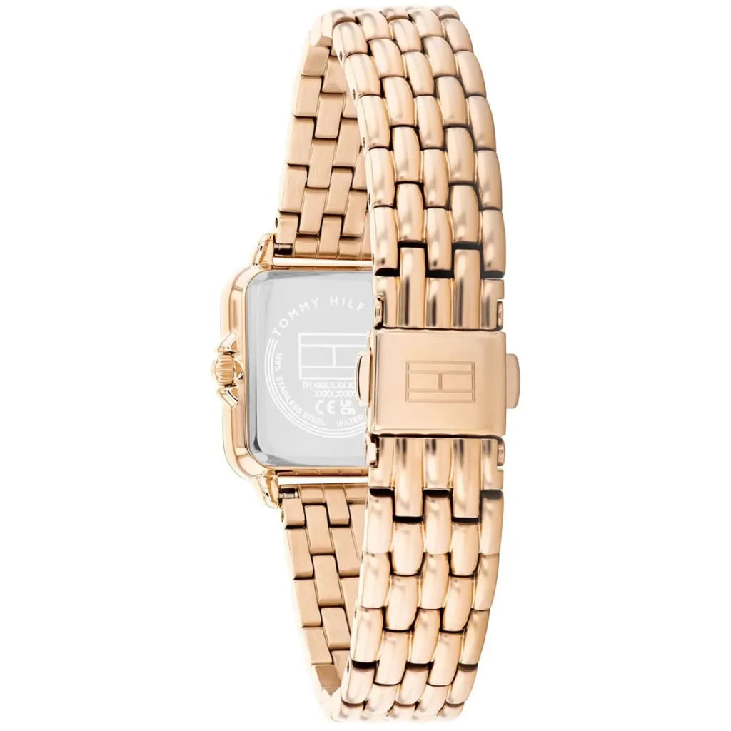 Tommy Hilfiger 1782833 Women’s Watch – Mia Rose Gold Stainless Steel Square Design 24mm