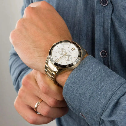 Tommy Hilfiger Men’s Watch – Model 1791969 Classic Gold Edition