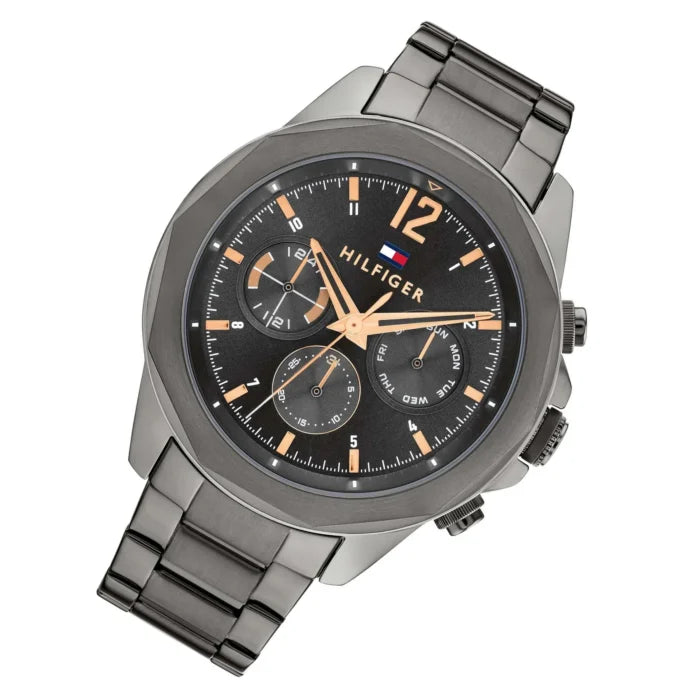 Tommy Hilfiger Men’s Watch – Model 1792061 | Elegant Grey Stainless Steel Design