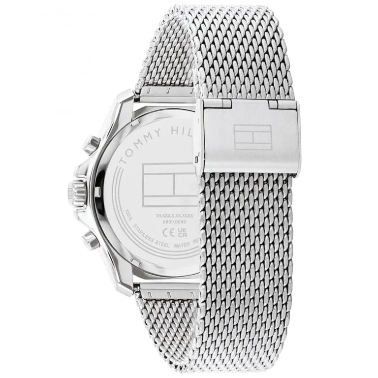 Tommy Hilfiger Jordan Men’s Watch 1792092 – Black Dial, Black Stainless Steel Strap, 43mm Quartz Analog