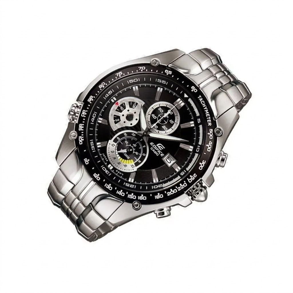 Casio Edifice Men's Chronograph Stainless Steel Watch EF-543D-2AVUDF – Black Dial