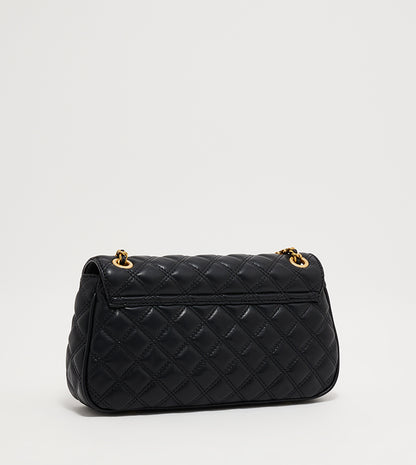 GUESS Black Quilted Chain Shoulder Bag For Women #6