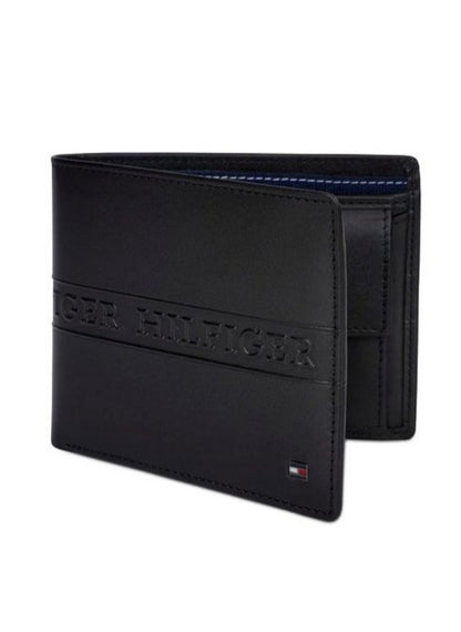 TH Black Leather Wallet For Men 33#
