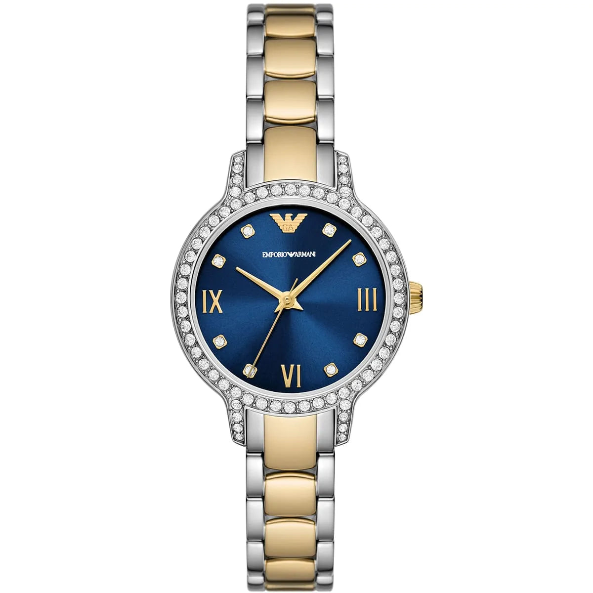 Cleo Quartz Crystal Blue Dial Ladies Watch AR11576