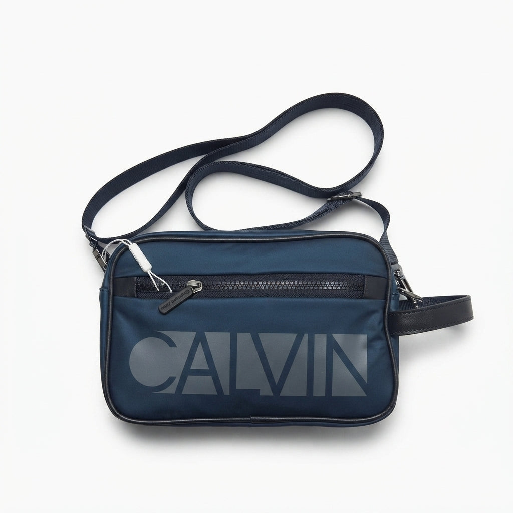 Calvin Klein Jeans Men's Crossbody Clutch Bag with Adjustable Strap & Zip Closure #0025