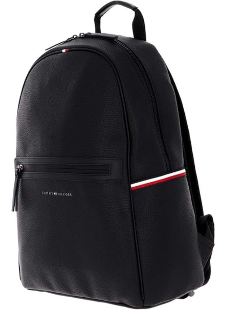 Tommy Hilfiger Men's Essential Backpack, Black, One Size #0078