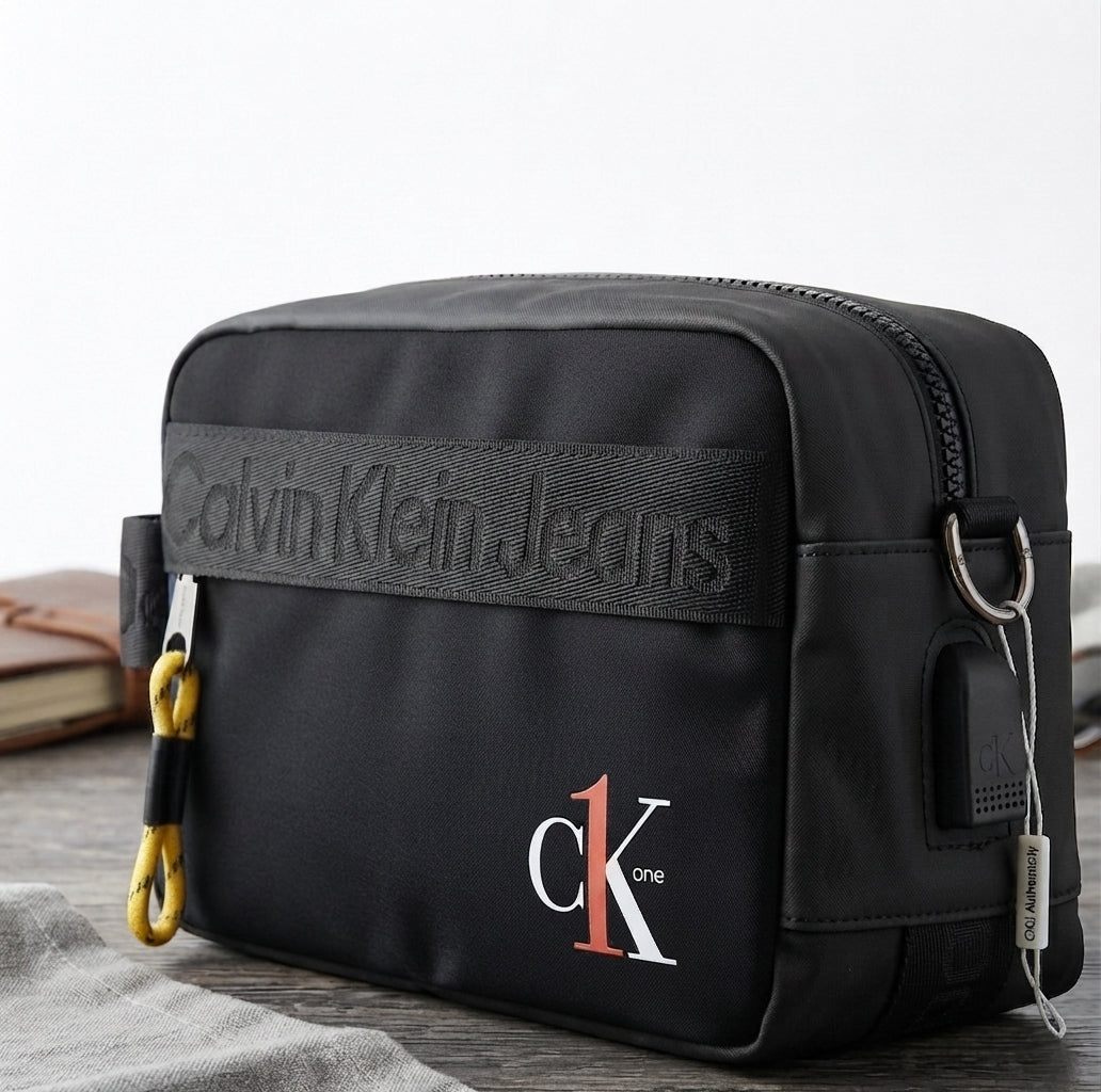 Calvin Klein Jeans Men's CK One Crossbody Bag - Black #0027