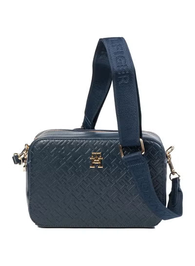 Tommy Hilfiger Navy Women Crossbody Bag AW0AW17221 – Premium Leather Elegant Shoulder Bag#78