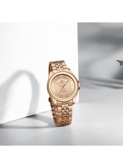 Naviforce Women’s Watch NF5067 RG/RG/RG – Rose Gold Dial, Stainless Steel Rose Gold Strap, Quartz Movement