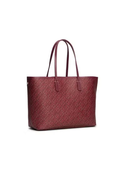 Tommy Hilfiger Monoplay Removable Laptop Pouch Handbag Burgundy TB75#78