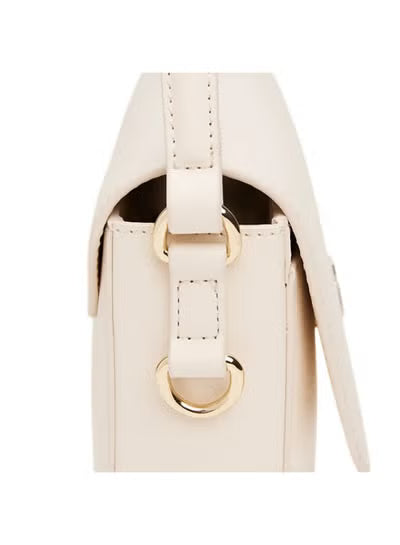 Tommy Hilfiger Women’s Elegant Shoulder & Crossbody Bag – Cream Minimalist Design#005