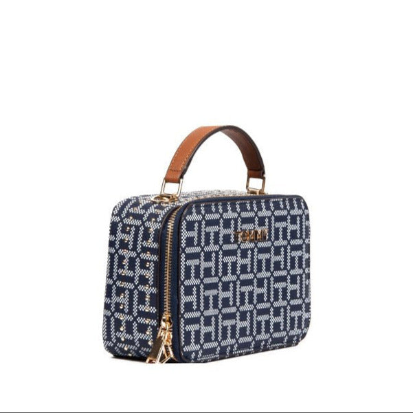 Tommy Hilfiger Navy Monogram Bag For Women #37