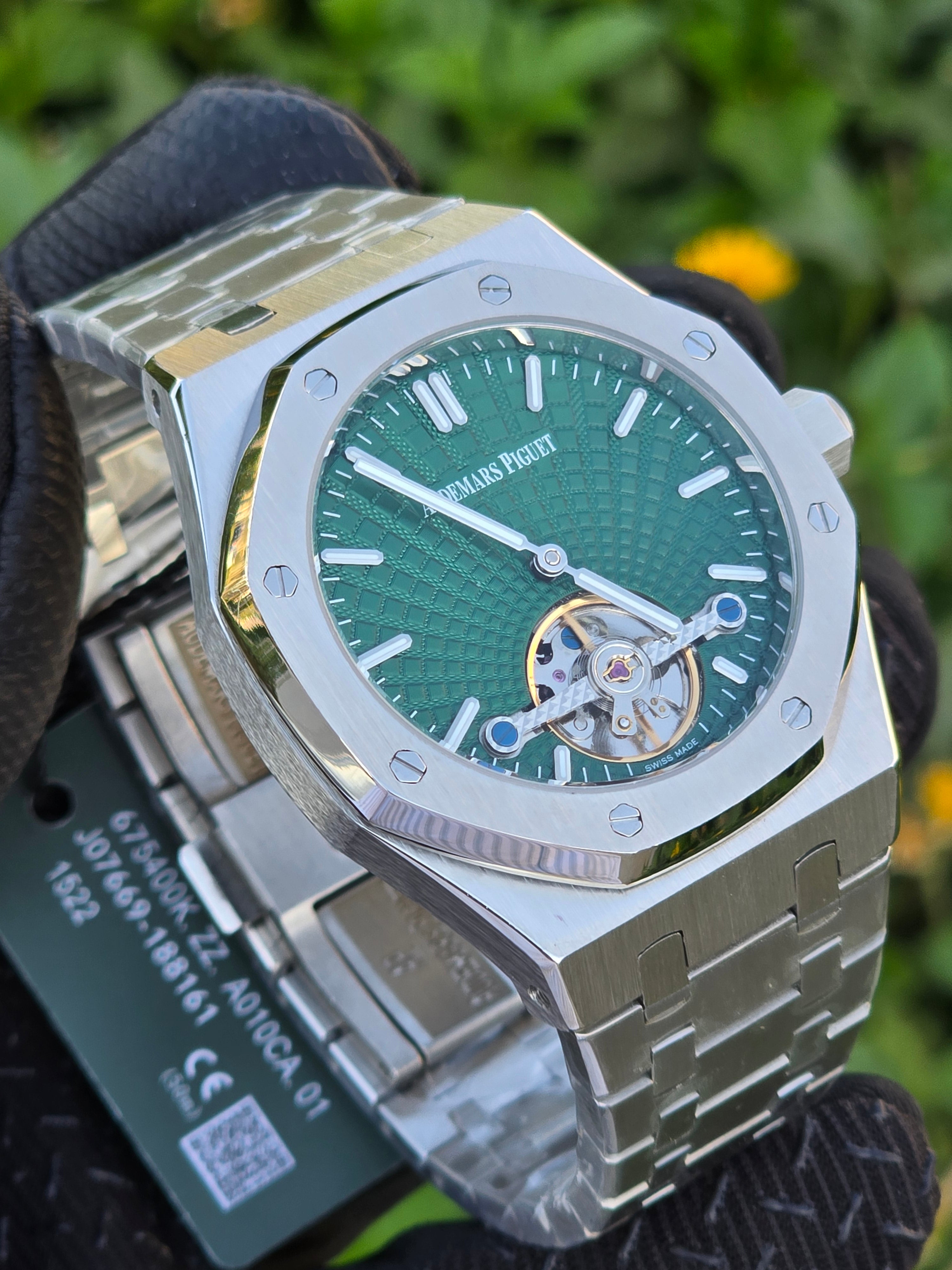 Audemars Piguet Royal Oak Stainless Steel - Silver & Green Dial