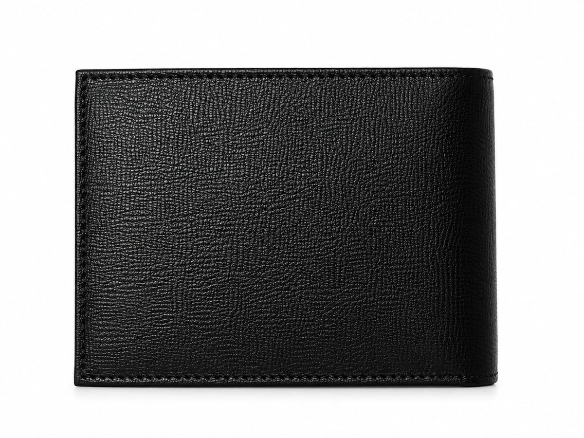 CK Modern Bar Logo Bi-Fold Wallet | Genuine Leather #35