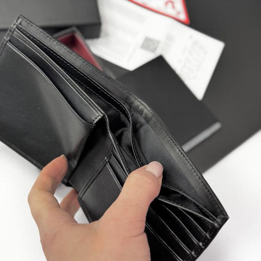 GU Brown Leather Wallet for Men 100#