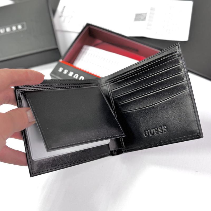 GU Brown Leather Wallet for Men #1