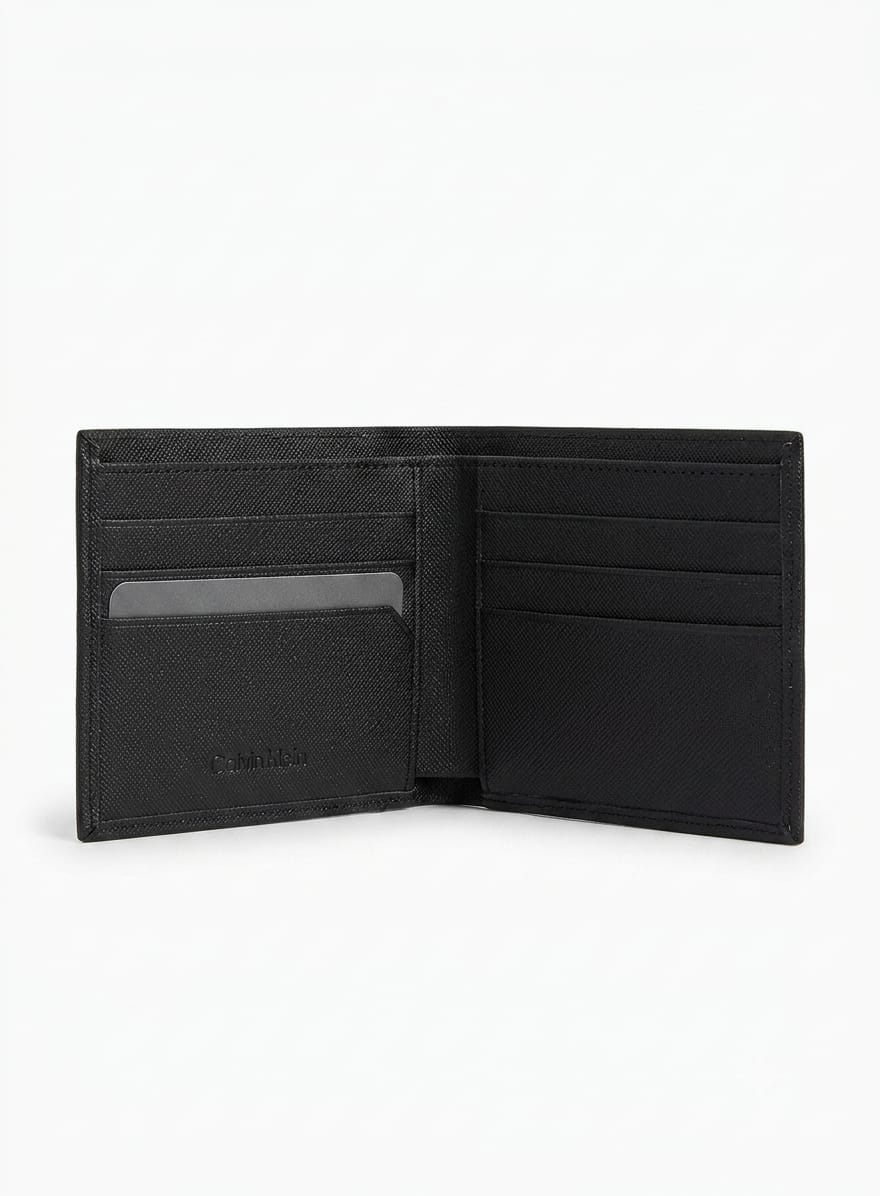 Calvin Klein Men's Premium Leather Wallet – Black#037