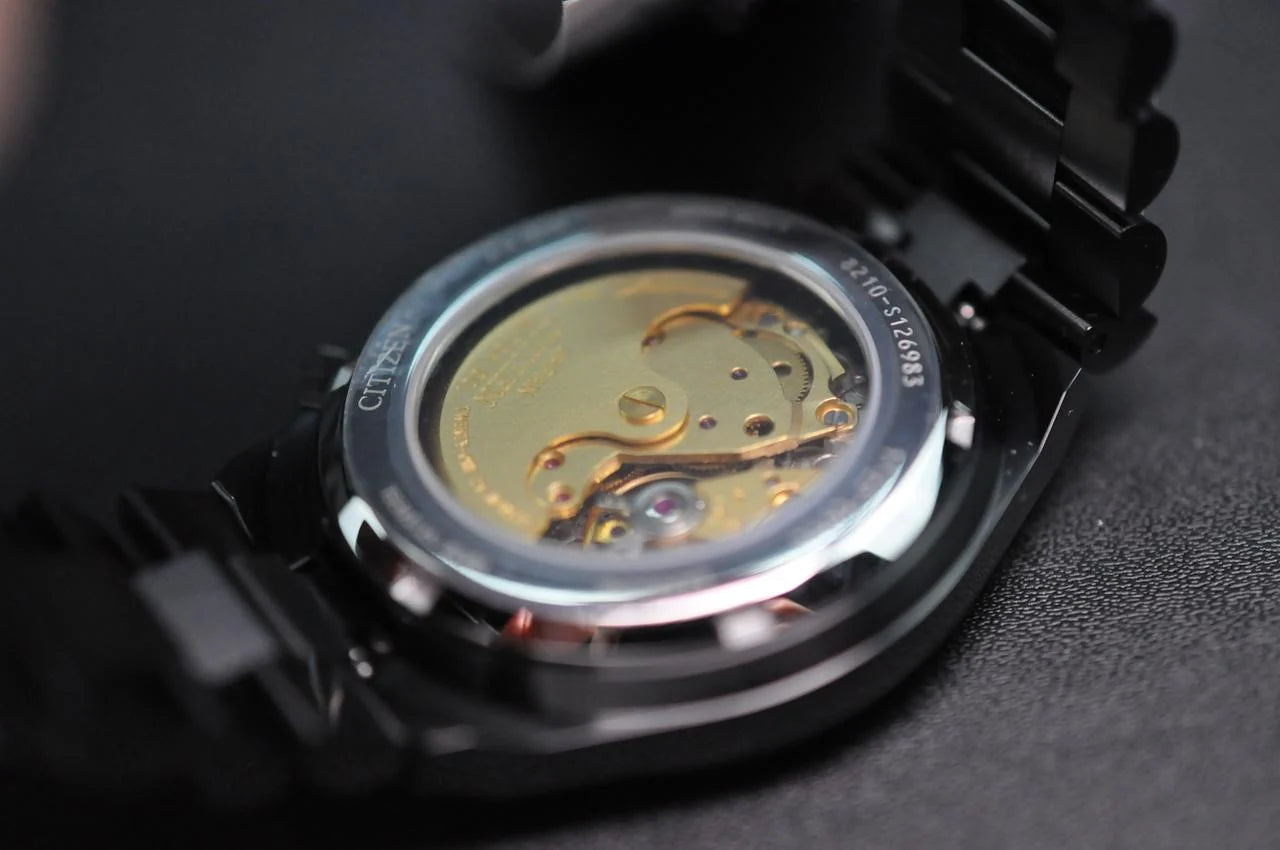 Citizen Automatic Black Camouflage Dial Sapphire Glass NJ0155-87E