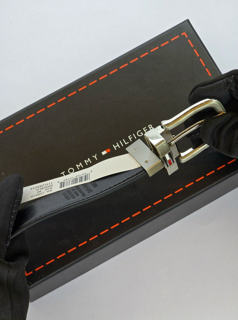 TH Leather Wallet-Belt Set For Men #4