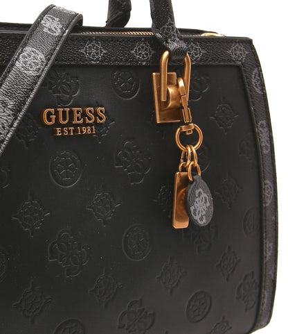 GUESS Black Embossed Handbag For Women 20#
