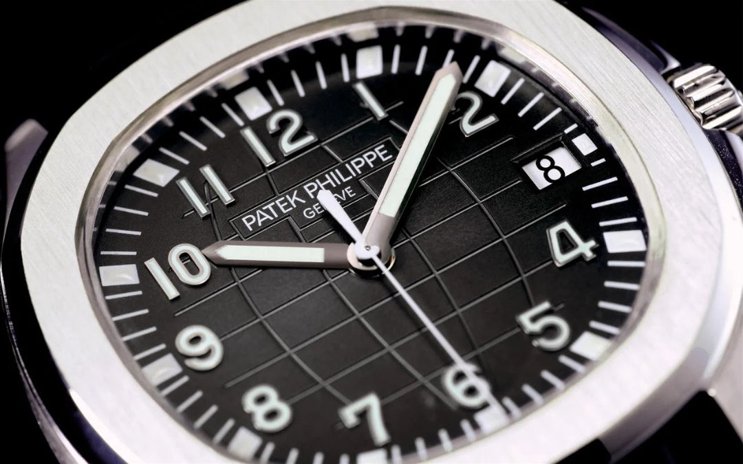 Patek Philippe Aquanaut Watch For Men - Black & Silver
