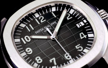 Patek Philippe Aquanaut Watch For Men - Black & Silver