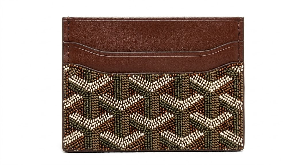Goyard Saint-Sulpice Card Holder in Goyardine Canvas and Leather – Brown#7