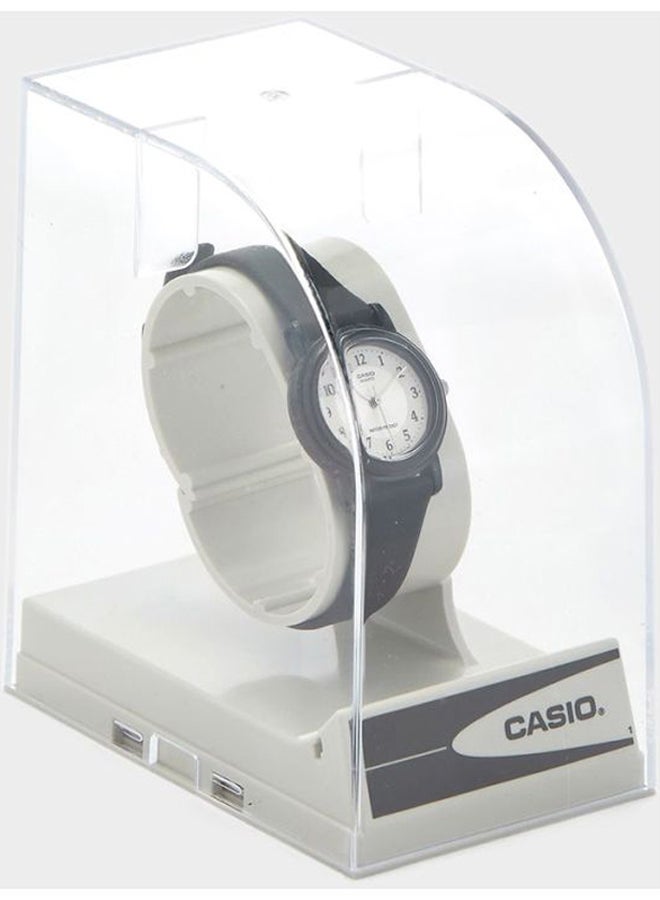 Resin Analog Wrist Watch LQ-139AMV-7B3LDF - 25 mm - Black