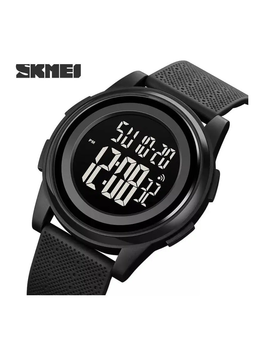SKMEI 1895 Casual Slim Dial Countdown Sport LED Light Chrono Alarm Digital Wristwatch For Men