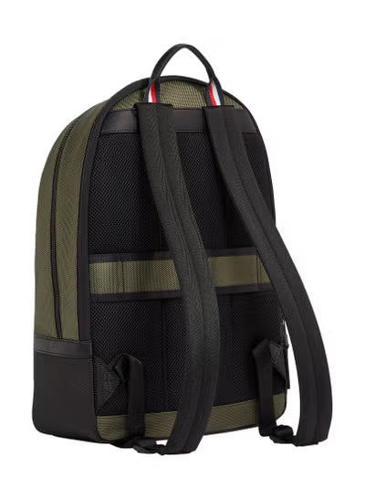 Tommy Hilfiger Olive Green Backpack – Premium Everyday Backpack with Modern Design#OL-1