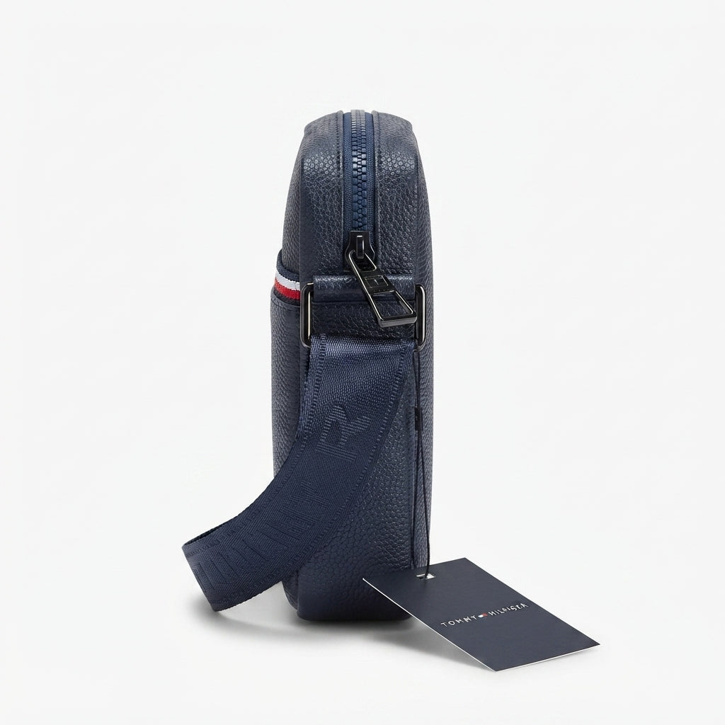 Tommy Hilfiger Men's Crossover Crossbody Bag - Navy Blue #0067