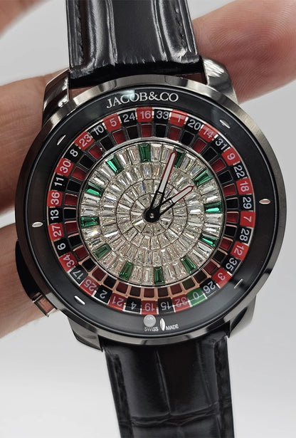Jacob &amp; Co. Casino Tourbillon Black (Baguette Diamonds)