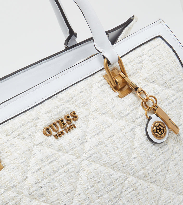 Guess Abey Elite Logo Detailed Tote Bag #18