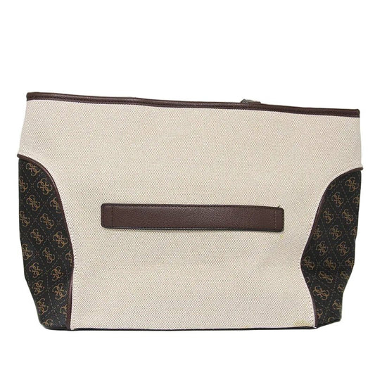 Guess KERIMA TOTE - Handbag - natural/Brown