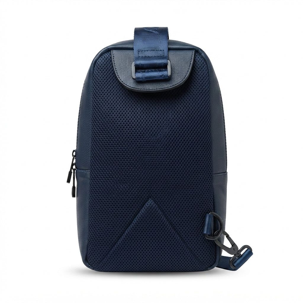 Tommy Hilfiger Men's Navy Blue Crossbody Sling Bag #0072