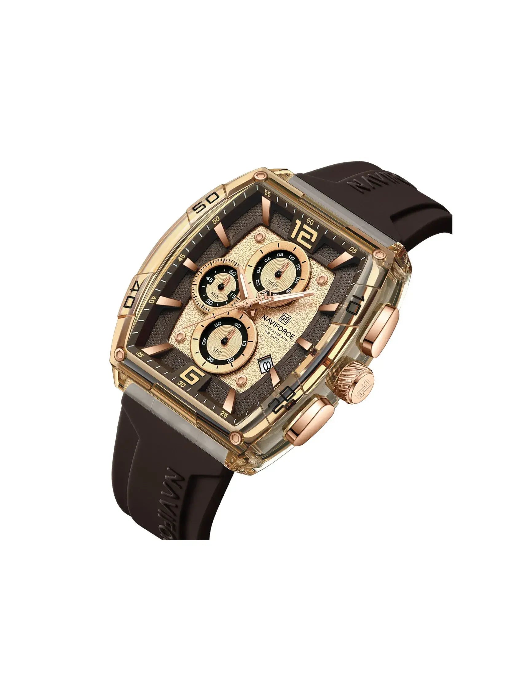 Naviforce Watch for Men NF6101 RG/Y/CE