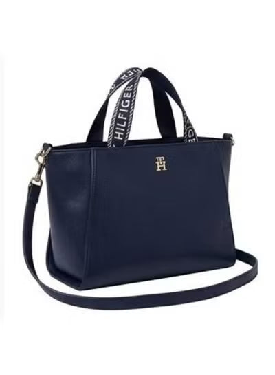 Tommy Hilfiger Navy Blue Tote Bag with Shoulder Strap – Classic Women’s Handbag#76