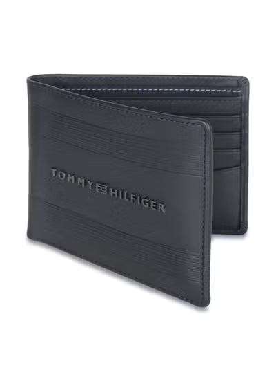 Tommy Hilfiger Emmet Men’s Leather Global Wallet – Black Bi-Fold Wallet with RFID Protection#81
