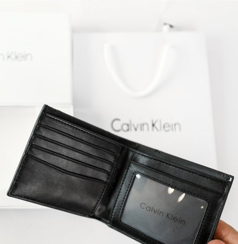 CK Black Leather Wallet For Men #29
