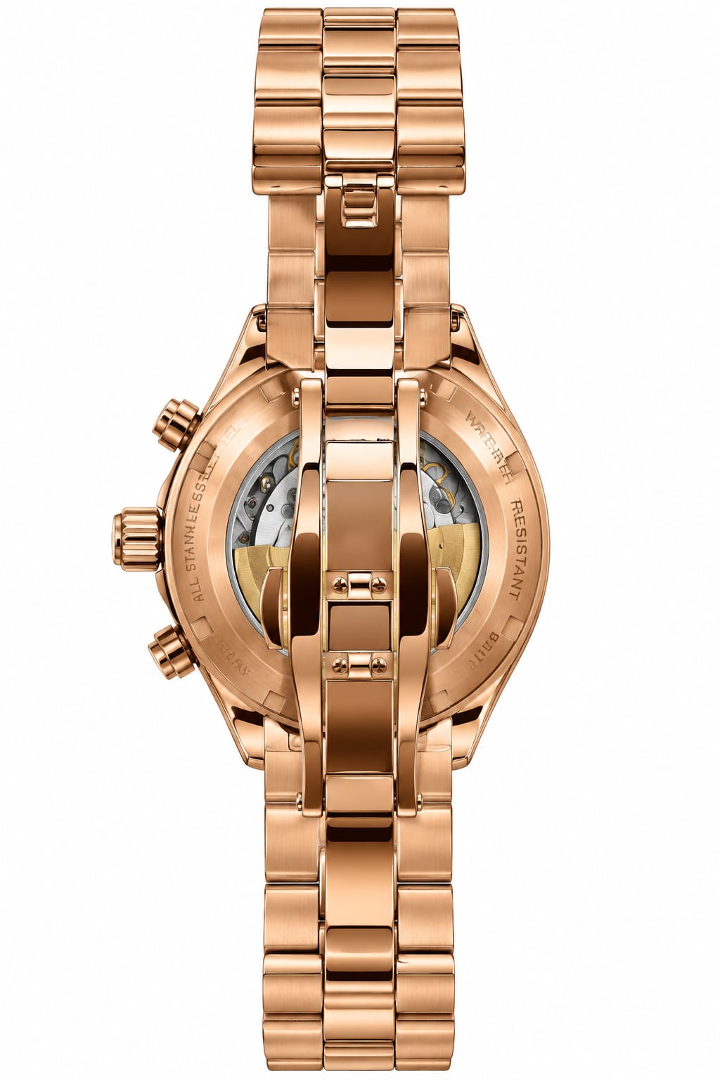 Vacheron Constantin Overseas Dual Time – Rose Gold-Tone Stainless Steel Case and Bracelet with Silver Dial