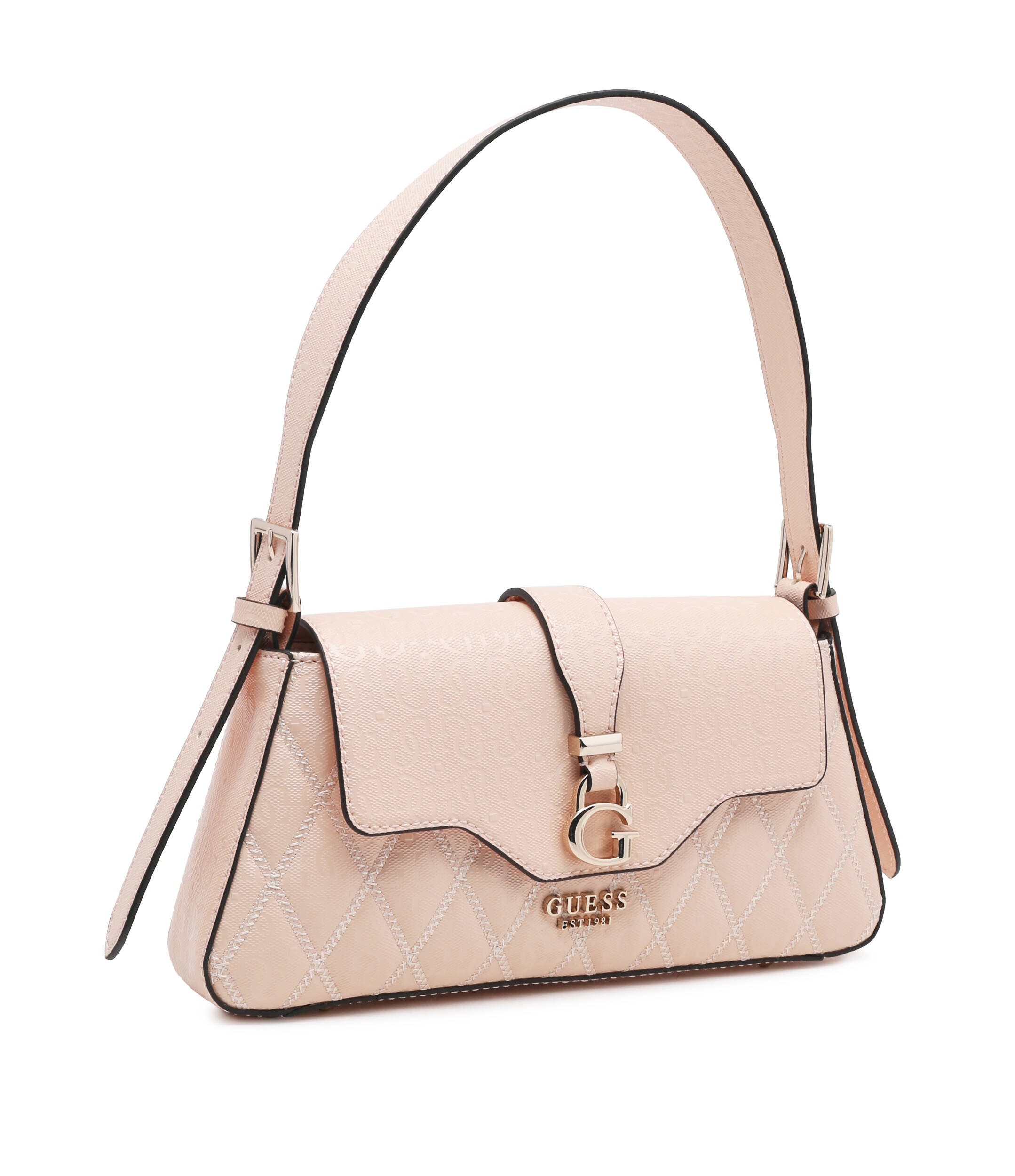 GUESS Adi Flap Shoulder Bag – Powder Pink #74