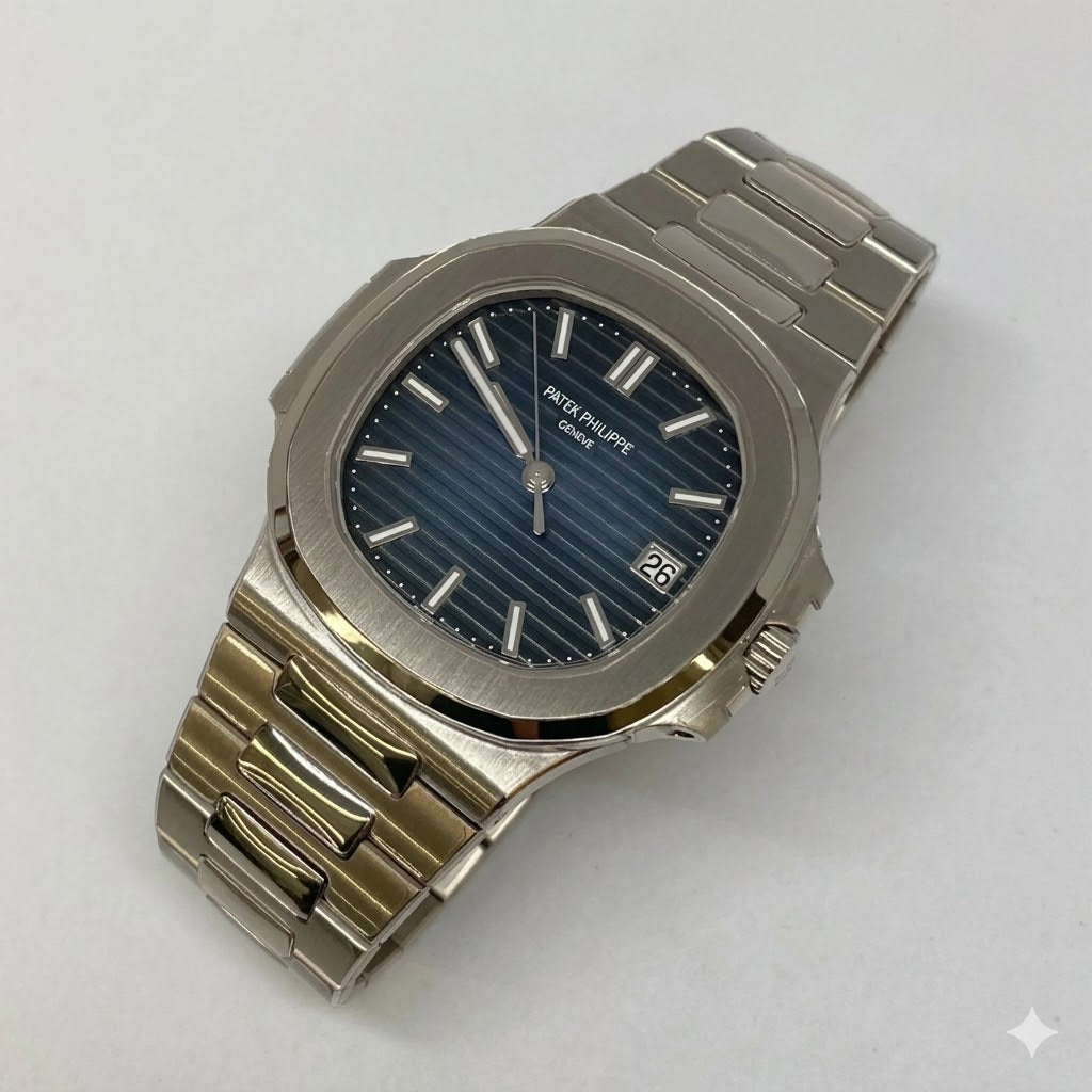 Patek Philippe Nautilus 5811/1G Men’s Luxury Watch – Blue Dial Stainless Steel Bracelet