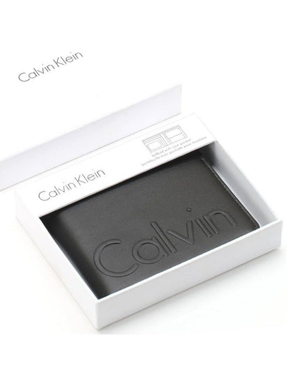 CK Black Leather Wallet For Men 63#