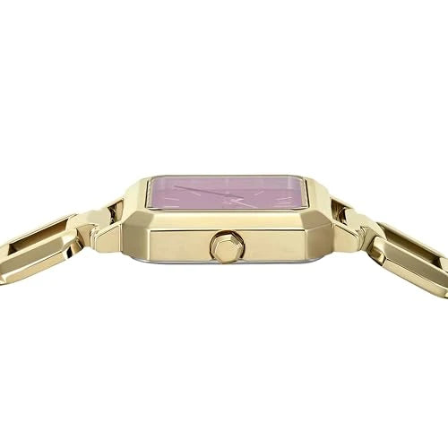 Armani Exchange Leila Women's Watch AX5734 - Gold Tone with Red Dial